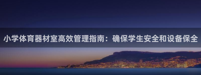 富联是什么意思网络用语：小学体育器材室高效管理指南：