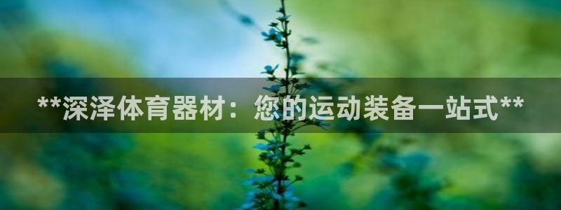 富联化工：**深泽体育器材：您的运动装备一站式**