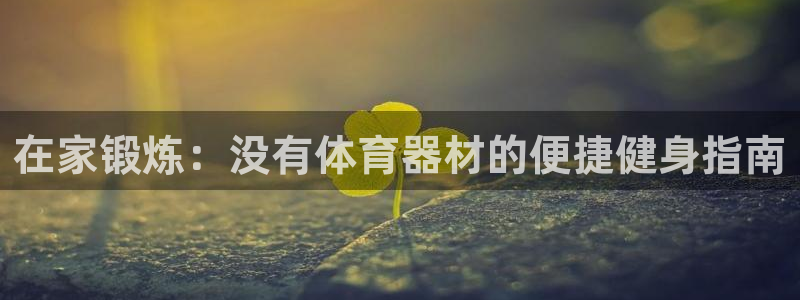 富联娱乐服务站：在家锻炼：没有体育器材的便捷健身指南