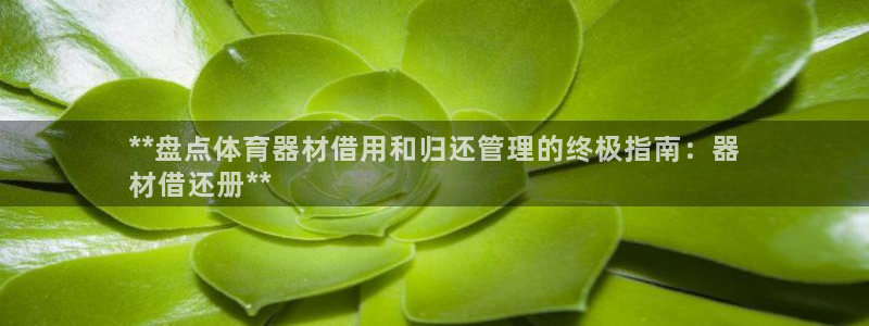 富联集团最新消息股价：**盘点体育器材借用和归还管理