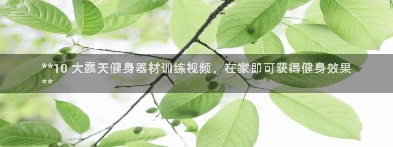 富联平台线路检测中心官网：**10 大露天健身器材训