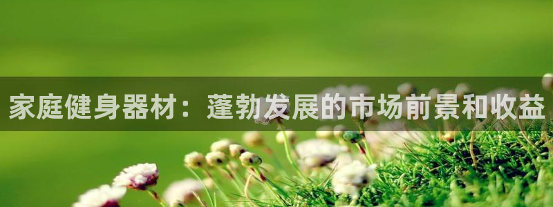 富联网是什么意思：家庭健身器材：蓬勃发展的市场前景和