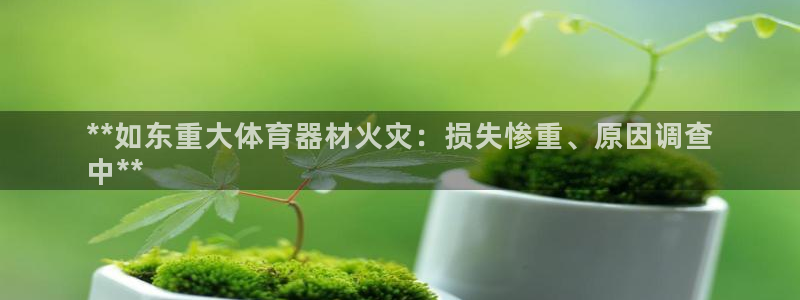 富联平台官网登录入口手机版：**如东重大体育器材火灾