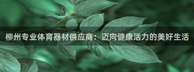 富联是什么：柳州专业体育器材供应商：迈向健康活力的美