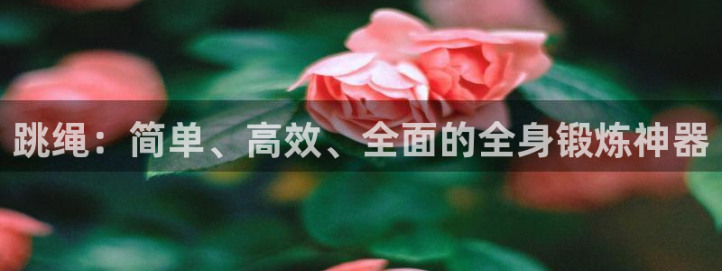富联娱乐会员账号注销：跳绳：简单、高效、全面的全身锻