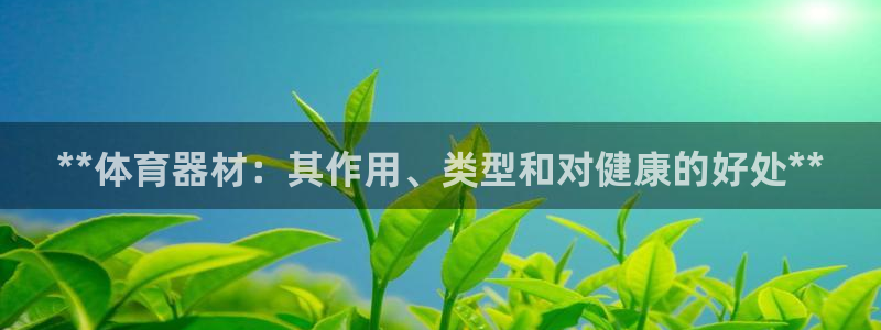 富联娱乐认 58534I 富联：**体育器材：其作用