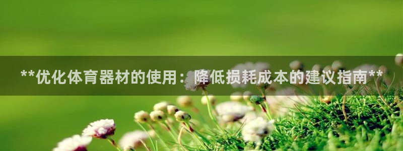 富联平台系 5O6917 富联：**优化体育器材的使用：降低